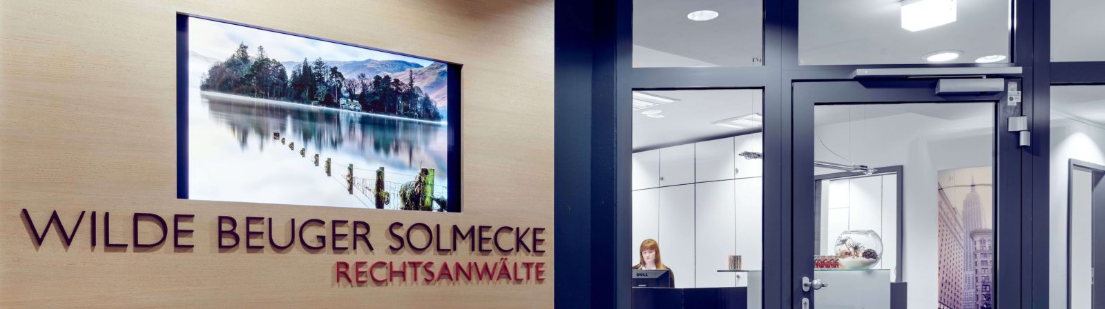 Foyer der Rechtsanwaltskanzlei WILDE BEUGER SOLMECKE