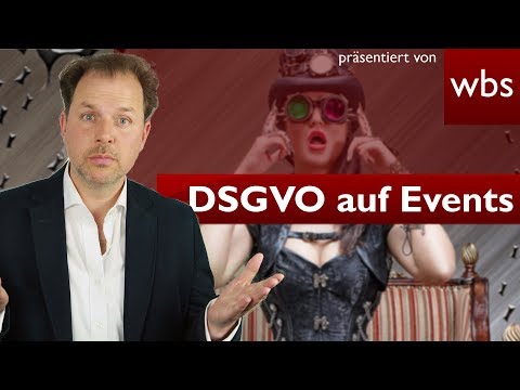 DSGVO - Was gilt nun für Fotos auf Veranstaltungen?