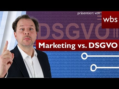 YouTube-Video: "DSGVO: Rechtliche Fallstricke im Onlinemarketing" 