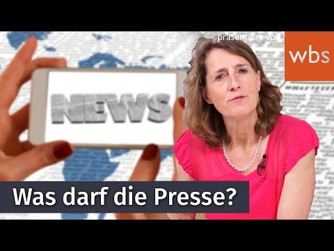 YouTube-Video: „Was darf die Presse und wo sind die Grenzen? | WBS - Die Experten“