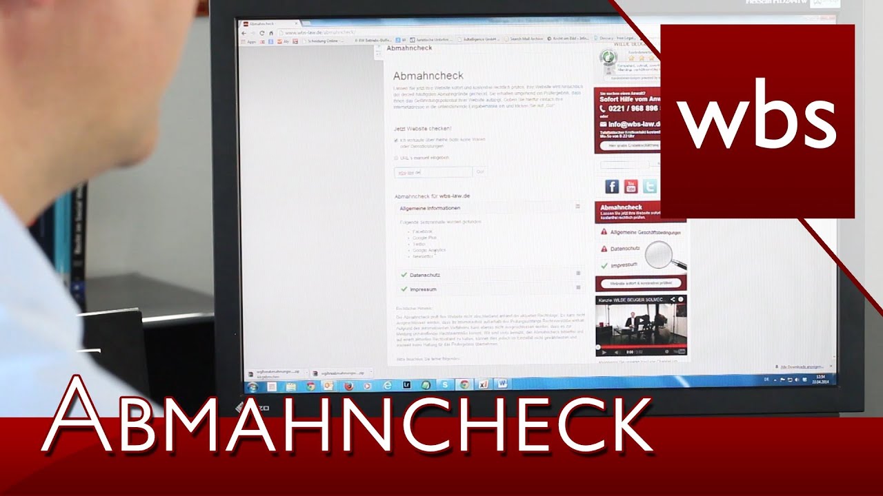 Abmahncheck Webseite