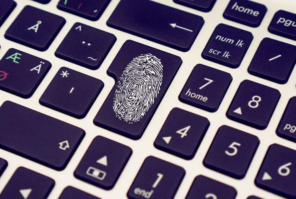 Tastatur Fingerabdruck Datenschutz