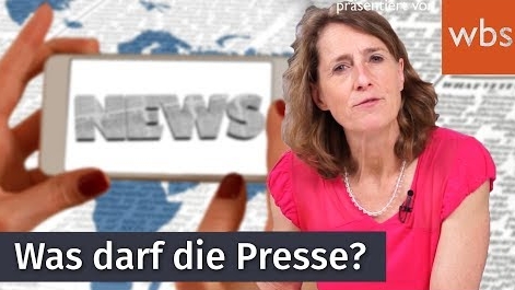 YouTube-Video: „Was darf die Presse und wo sind die Grenzen? | WBS - Die Experten“